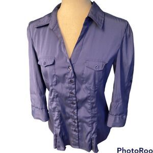 Cotton Express Purple pleated Top